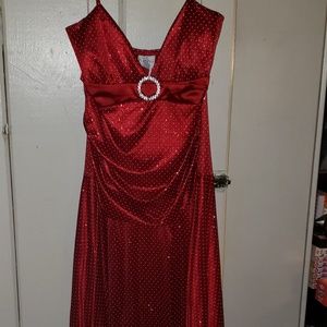 Red Sparkly Dress